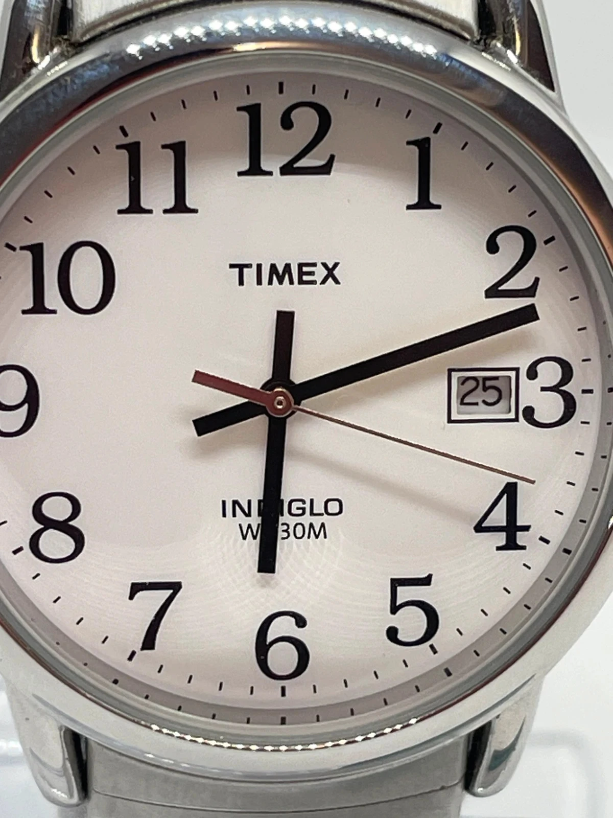 Reloj TIMEX Indigo, original nuevo con caja | Acero inoxidable, luz nocturna, modelo WR 30M – photo 7